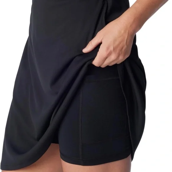 3 pockets! NWT Columbia Black Tidal Dress ~ Large - Picture 3 of 15